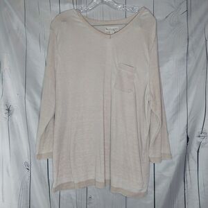 Koolaburra By Ugg Long Sleeve V-Neck Top with Pocket